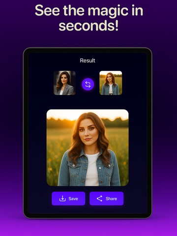 SwapFace AI – Face Swap iPad screenshot