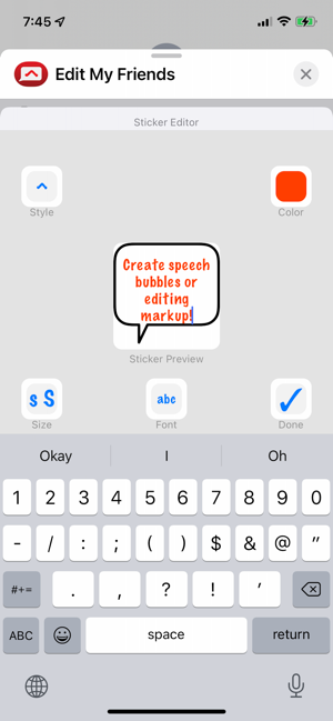 Edit My Friends Screenshot