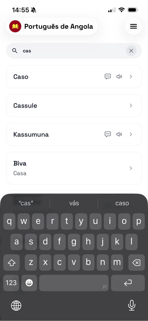 iPhone screenshot