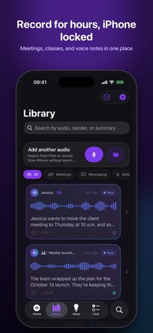 Audio Copilot: AI Note Taker Screenshot 2 of 7