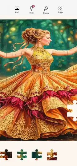 Captura de pantalla de Gown Jigsaw - Vestido Puzzle en iPhone 2