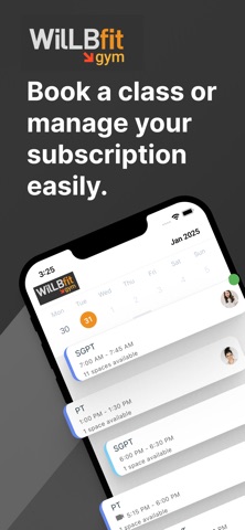 WilL B fit iPhone screenshot
