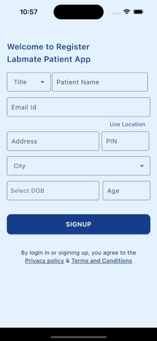 Labmate Patient App Screenshot 4 of 6