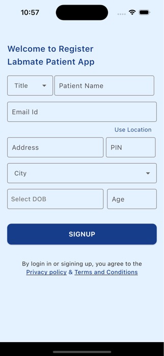 Labmate Patient App Screenshot 4 of 6