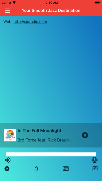 Smooth Jazz Destination iPhone screenshot 3 - Entertainment app