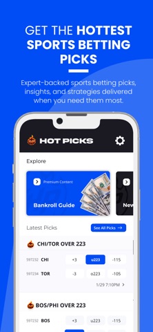 TheHotPicks app screenshot