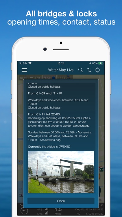 Water Map Live - Holland