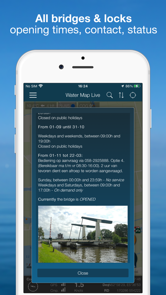 #2. Water Map Live (iOS) 由: Martijn de Meulder