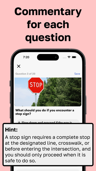 DMV Practice Test・AI Driver Ed Screenshot