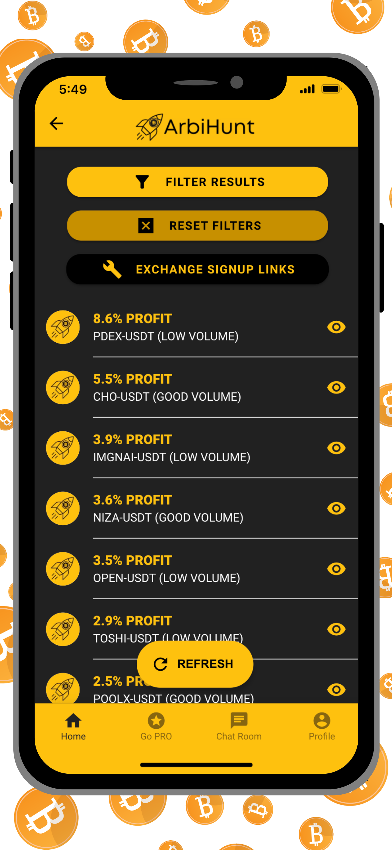 ArbiHunt - Crypto Arbitrage