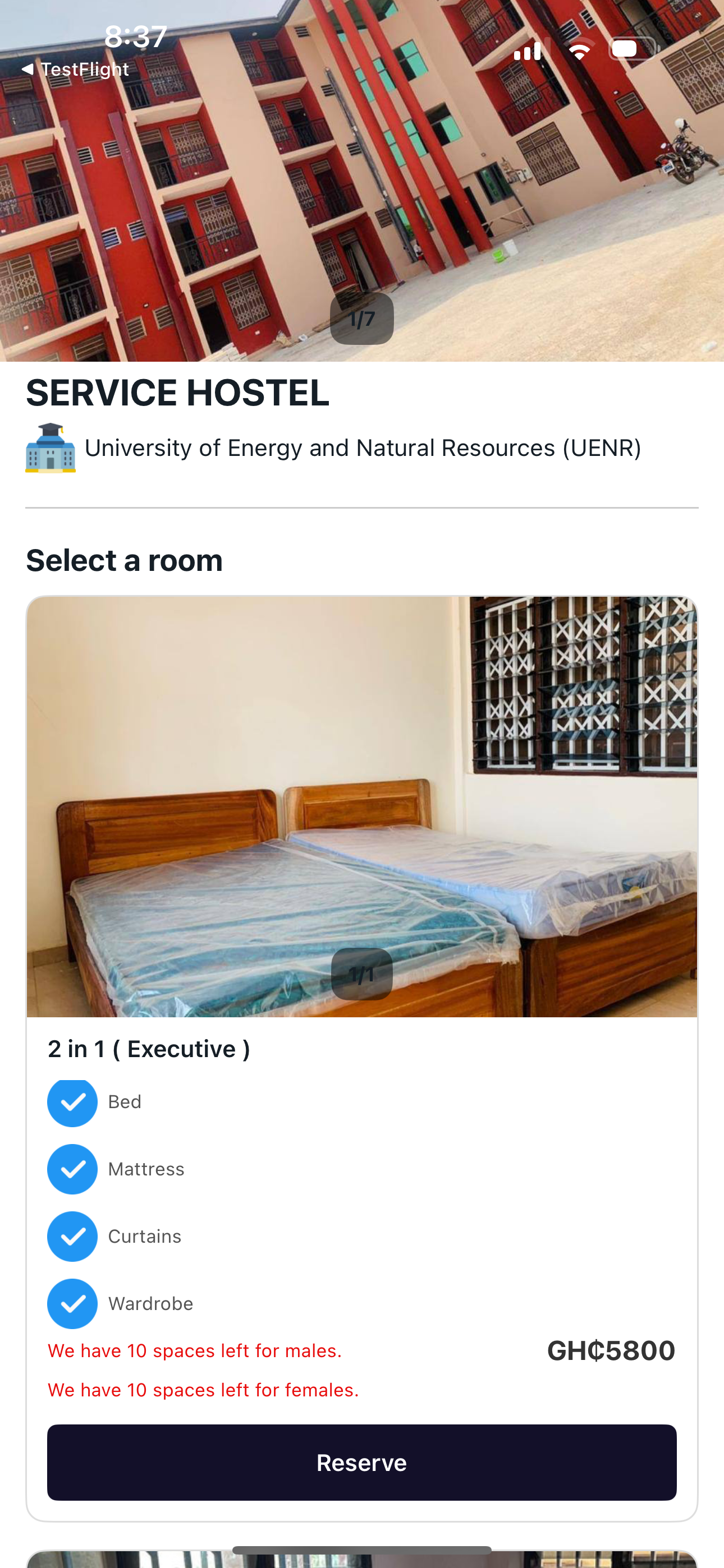 My Hostel App Ghana