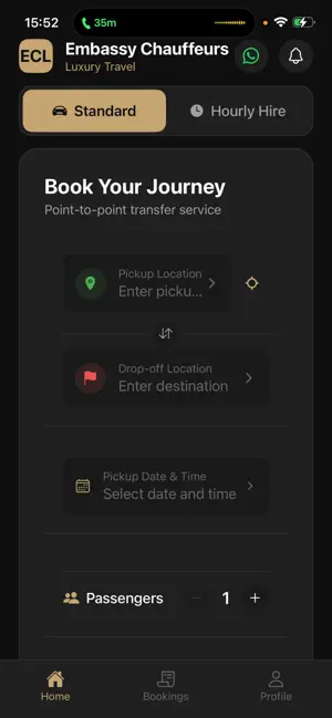 Embassy Chauffeurs screenshot 2
