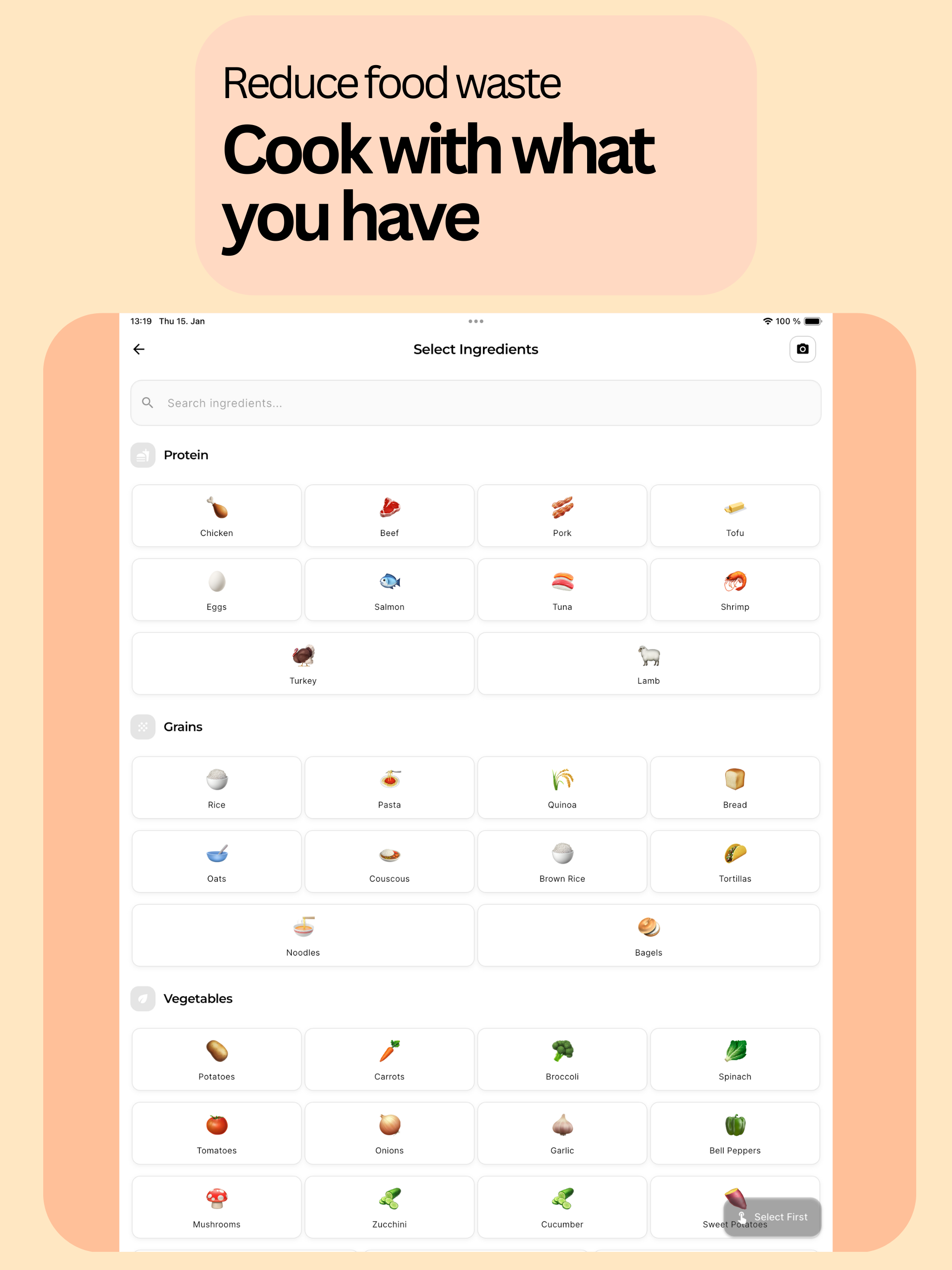 SuperCook Track Calorie Recipe