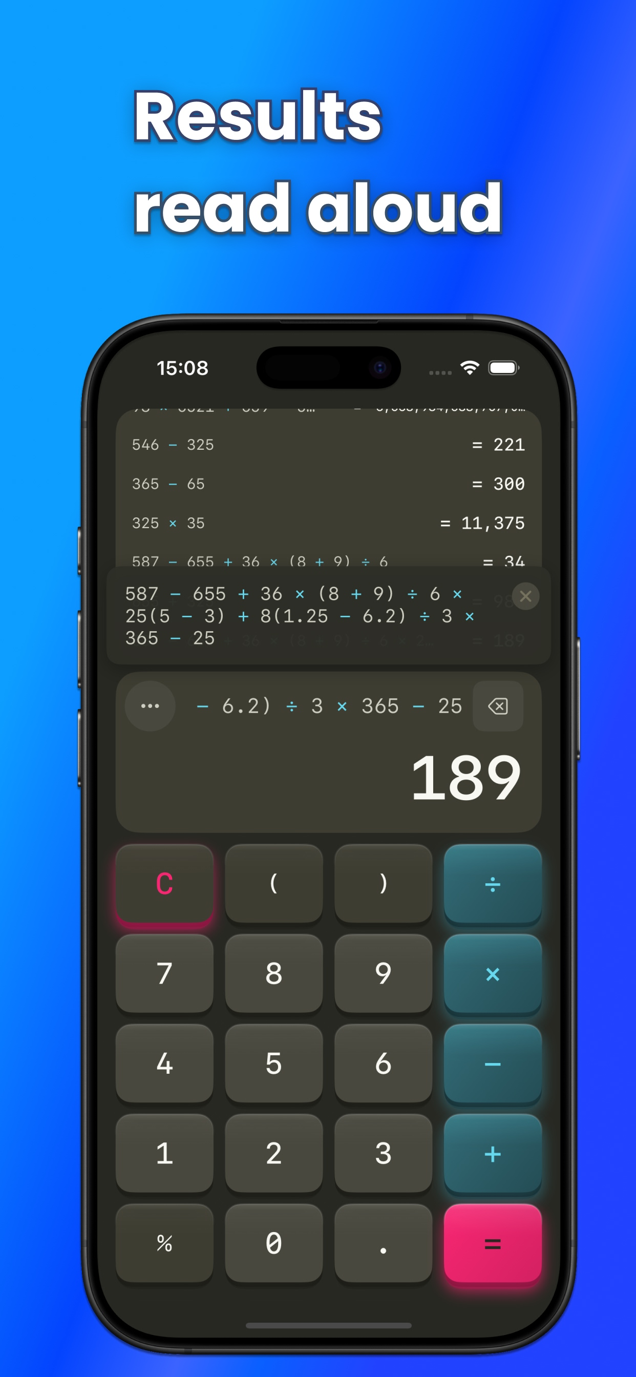 Voice Calculator - VoiCalc screenshot 3