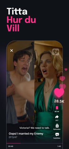 Shorts - Reel-TV Kortdrama iPhone screenshot 5