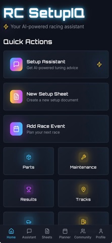 RC Setup IQ Assistant screenshot