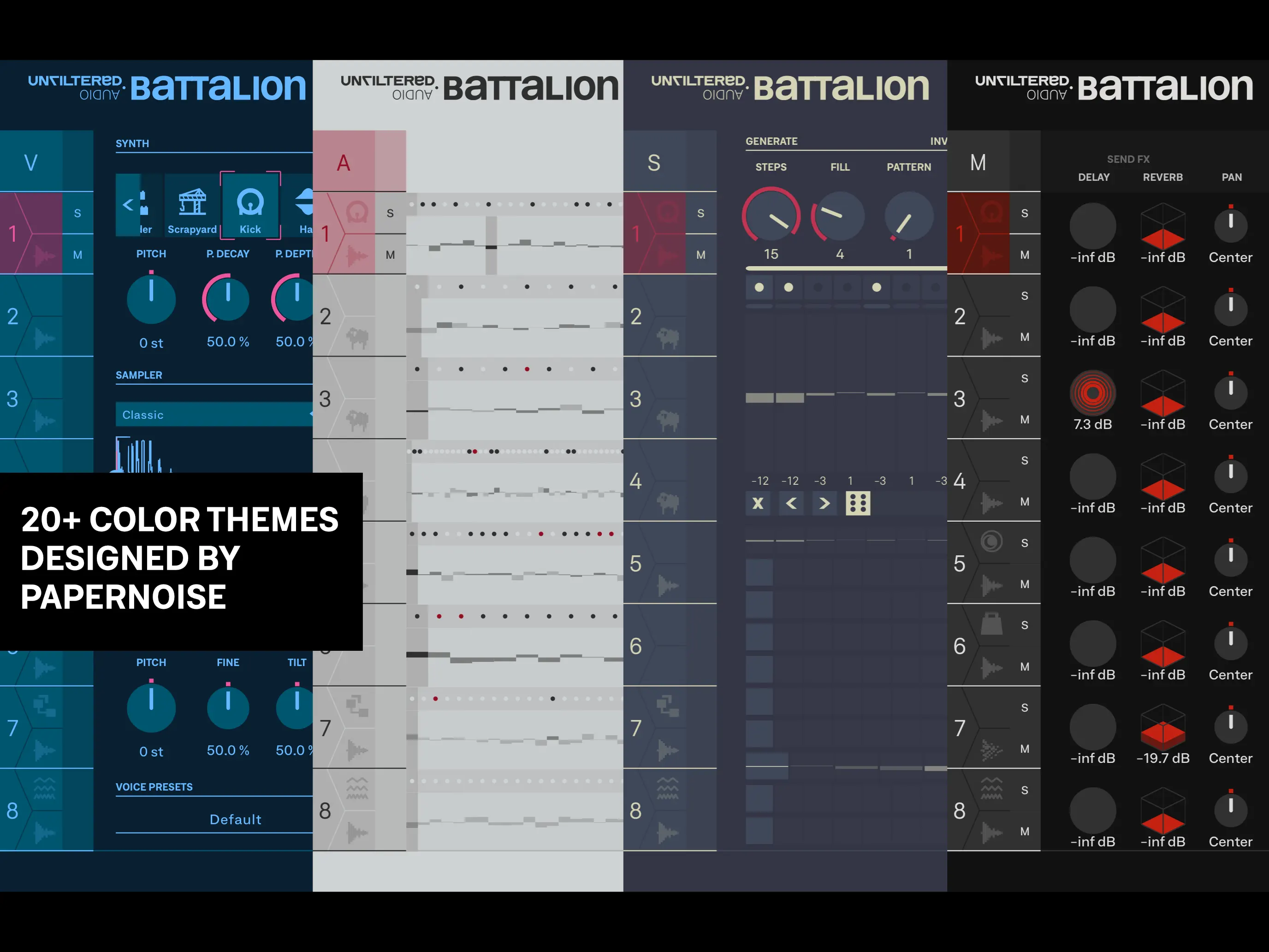 #3. Battalion - Drum Machine (iOS) Door: Unfiltered Audio