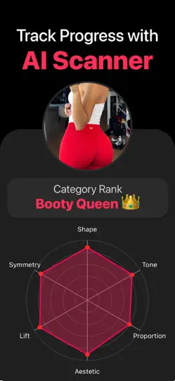 Capture d'écran de Booty AI: Butt Workout Planner sur iPhone 3