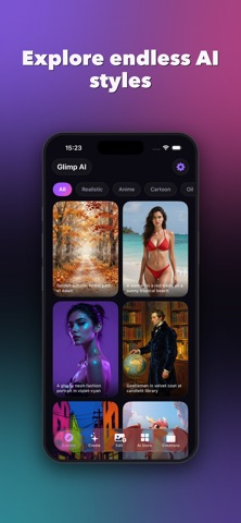 Flux AI Video & Photo Create iPhone screenshot