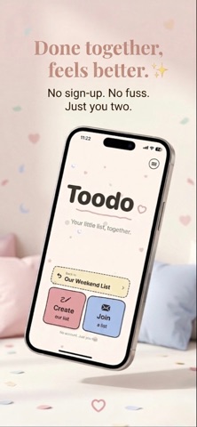 Toodo - The shared to-do list iPhone screenshot
