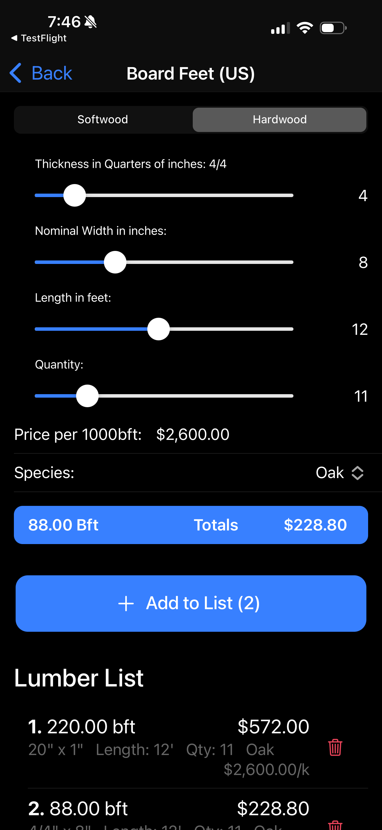 Sawmill Calculator Pro