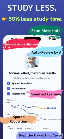 Thinklit - AI Study Flashcards Screenshot 1 of 10