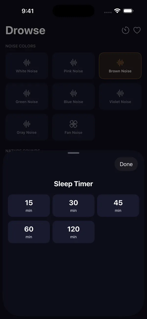 Screenshot #3 pour Drowse: Sound Machine