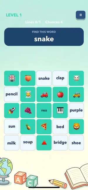 VocabBloom Bingo screenshot 4