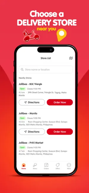 Jollibee: Food Delivery App iPhone screenshot 5