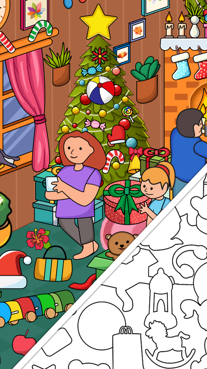 Sticker Diary Color Puzzle