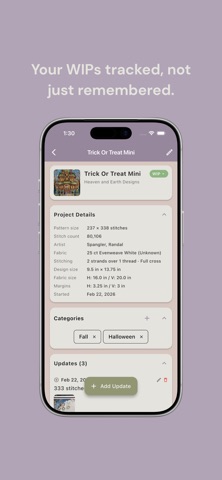 X-Stitch Tracker: Cross Stitch Screenshot 4 of 8
