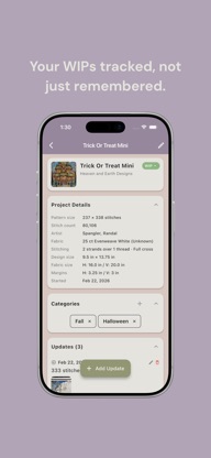 X-Stitch Tracker: Stash & WIP screenshot 4