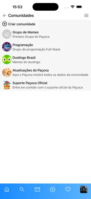 Paçoca: rede social brasileira screenshot 4