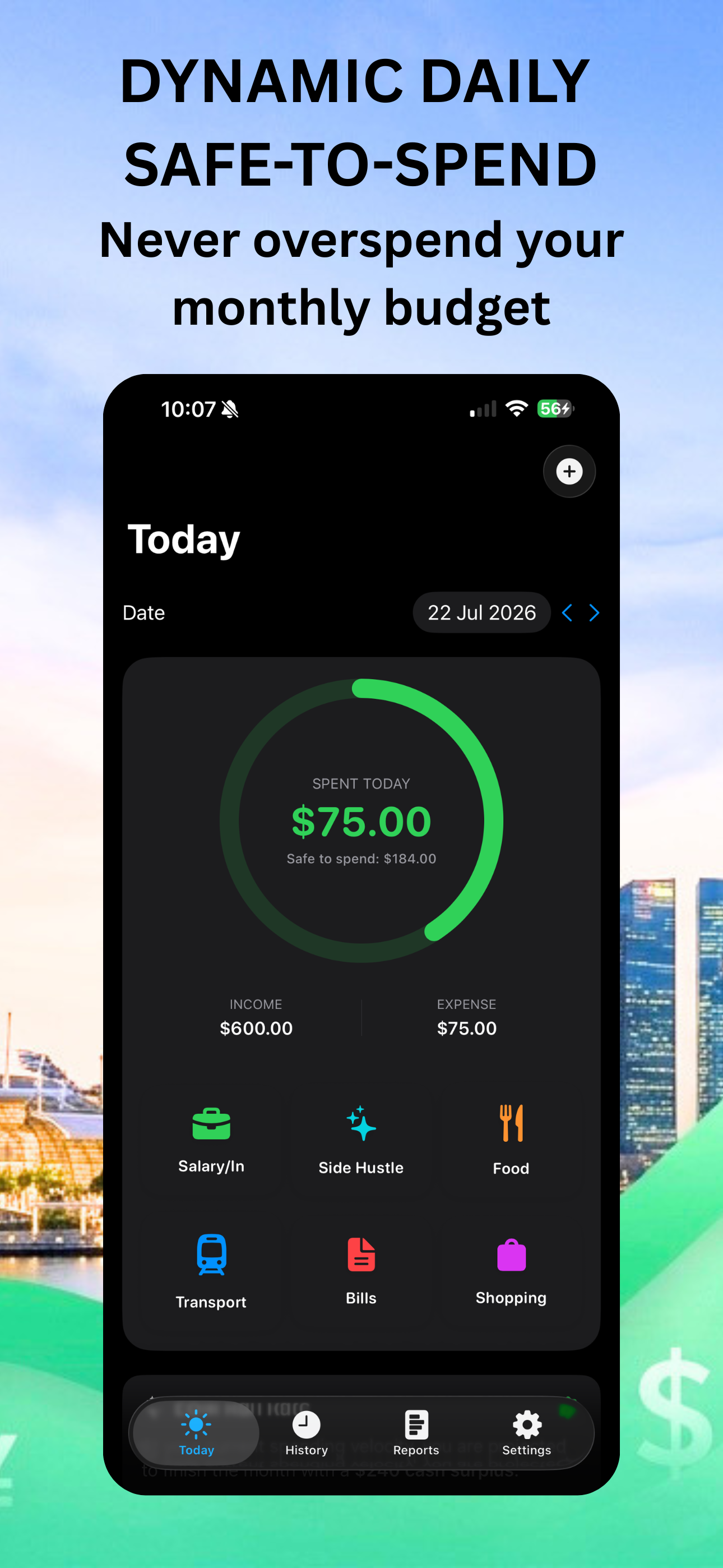 Daily Cashflow:Driver & Budget screenshot 2