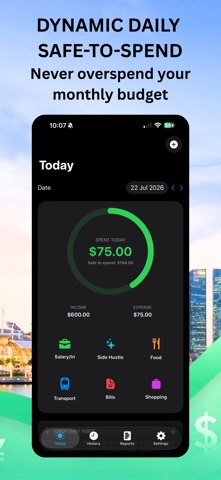 Daily Cashflow:Driver & Budget screenshot