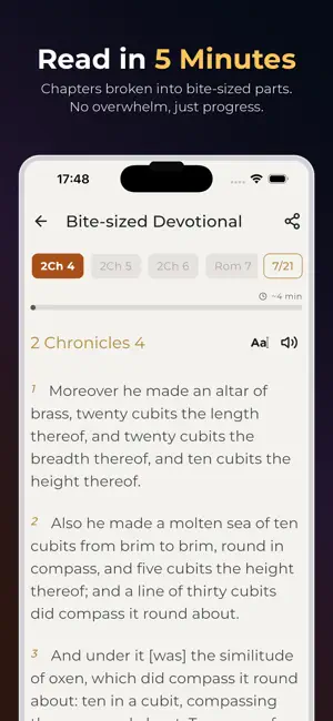 Holy Bible 365: KJV Devotional screenshot 3