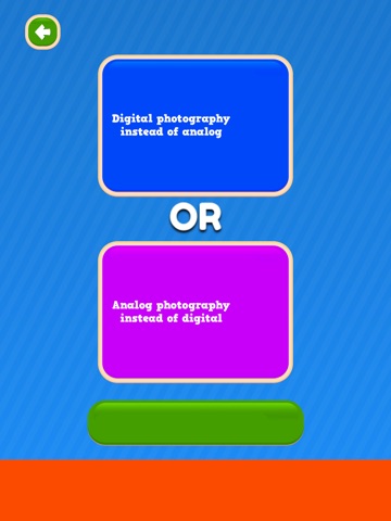 Would you rather party game . iPad screenshot