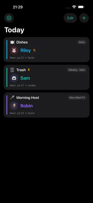 Duty Rotation screenshot 1