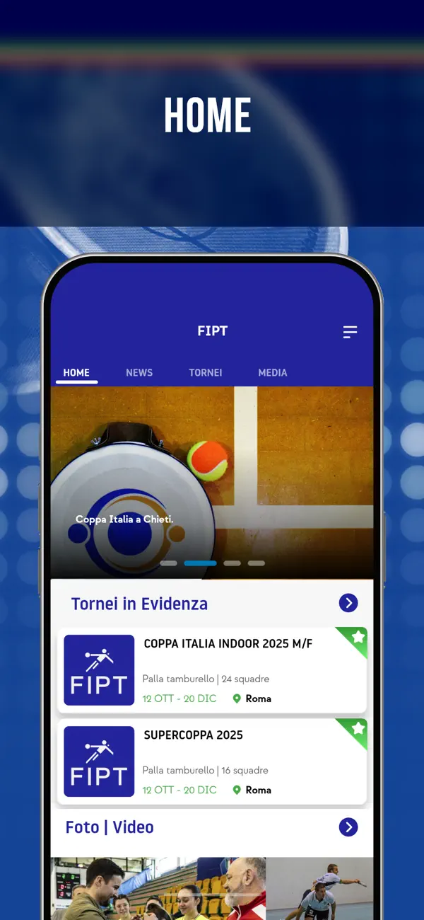Screenshot #1 pour FIPT Livescore