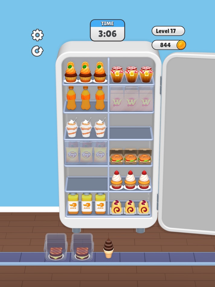 #1. Fridge Sort! (iOS) Bởi: Rollic Games
