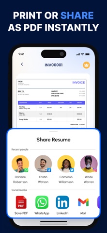 Invoice Maker & Receipt :Spark screenshot