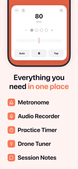 Andante Music Practice Journal screenshot 5