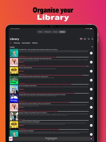 GoLoud: Radio, Podcasts, Music iPad screenshot