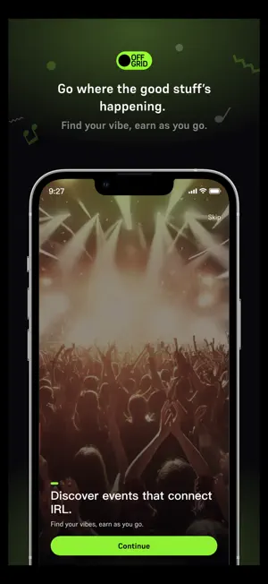 OFF GRID TICKETING screenshot 1
