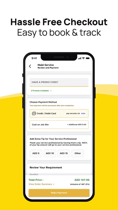 YellowZap - Home Services App Screenshot