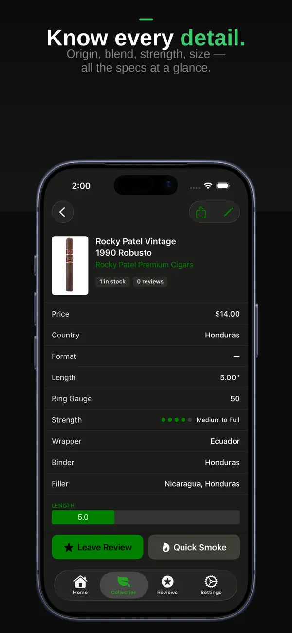 Ash Tag - AI Cigar Collection Screenshot 4