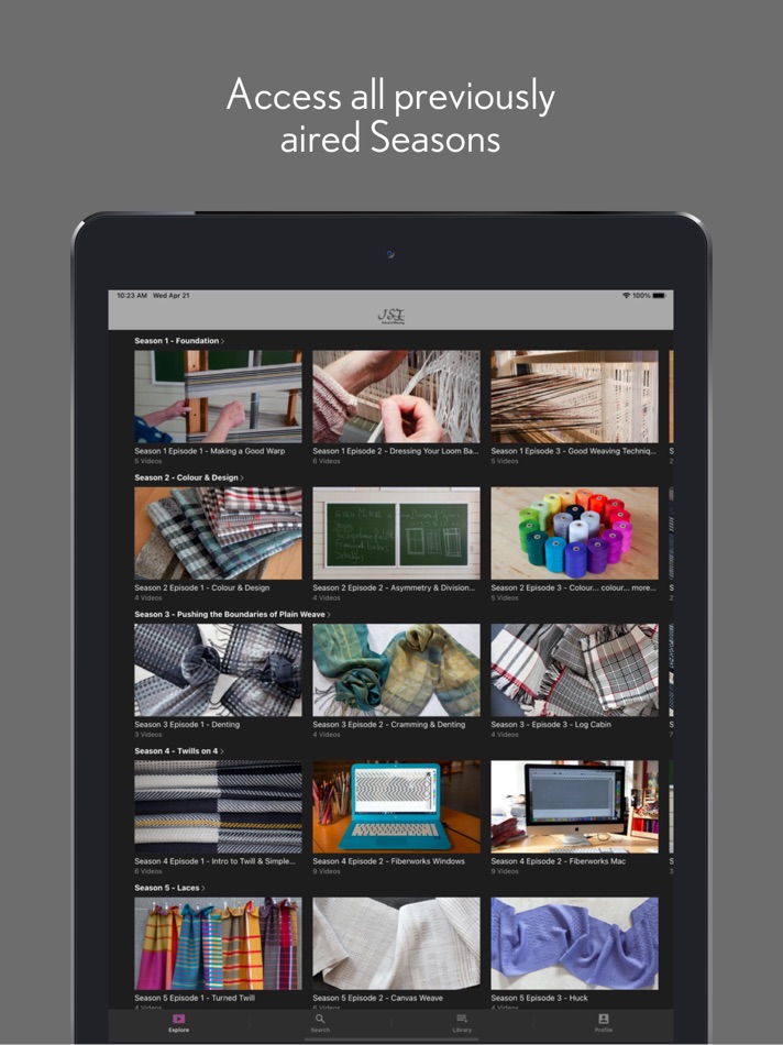 #2. School of Weaving (iOS) 由: Jane Stafford Textiles Inc.