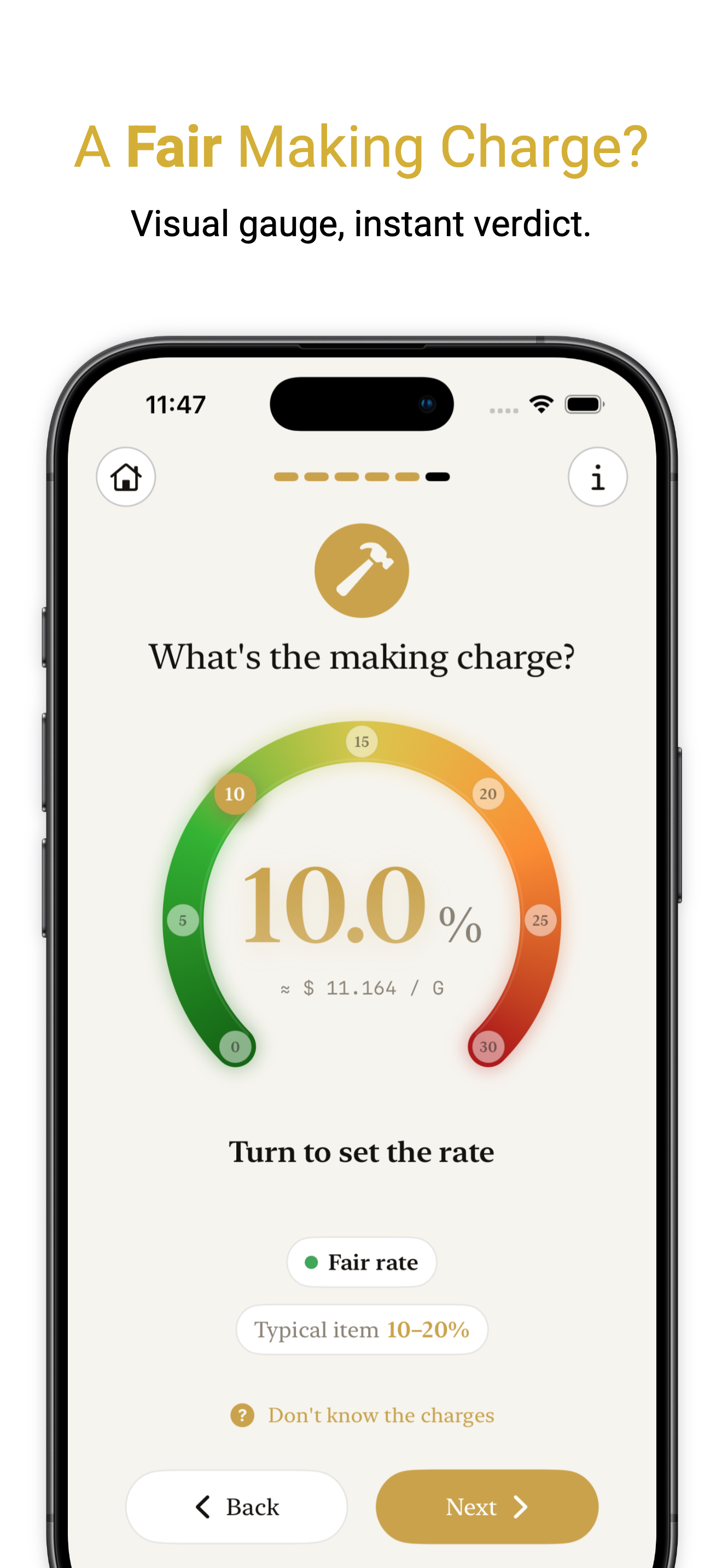 GoldCal screenshot 5