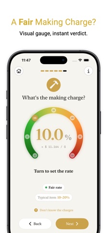 GoldCal screenshot