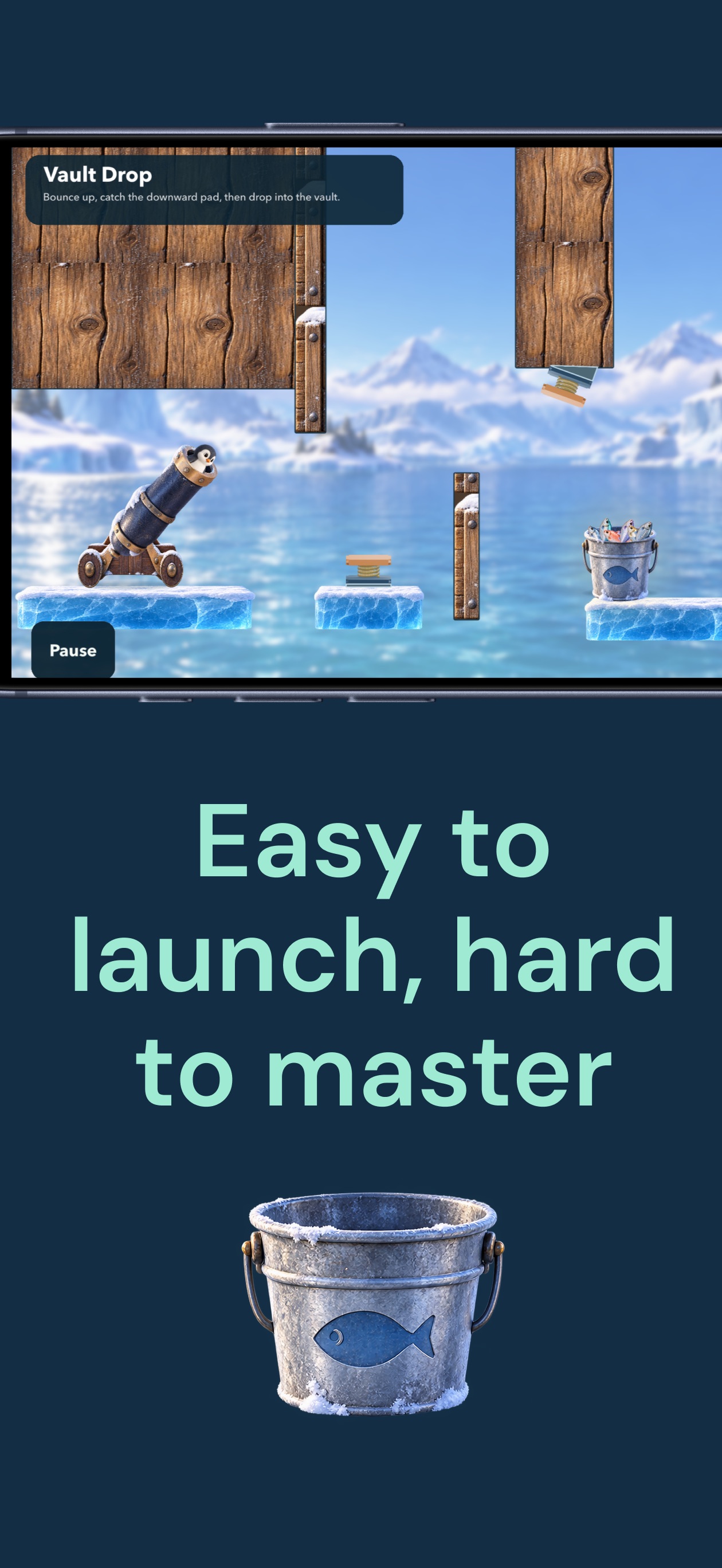 Screenshot 3 of Penguin Launch: Physics Puzzle